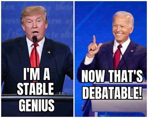 collection of the best 2020 presidential debate memes guide for geek moms