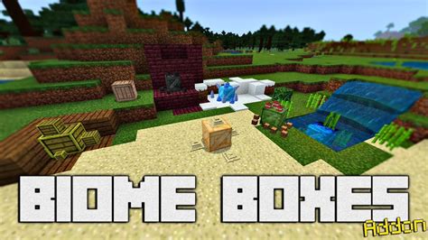 Biome Box Addon Showcasereview On The Bedrock Edition Of Minecraft