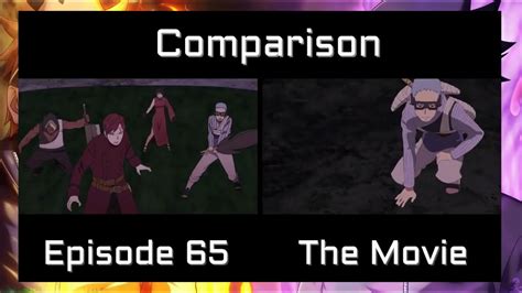Naruto And Sasuke Vs Momoshiki Comparison Boruto Episode 65 Vs The