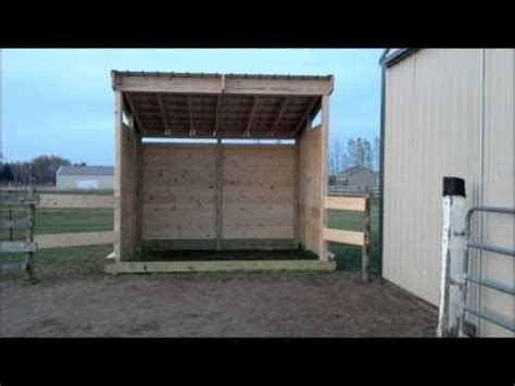 Do you love to build things yourself? Building Lean Barn or Shelter on Skids - YouTube | Things ...