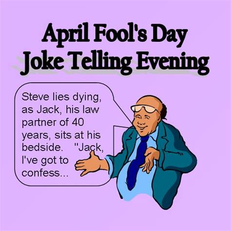 An Evening Of Jokes For April Fools