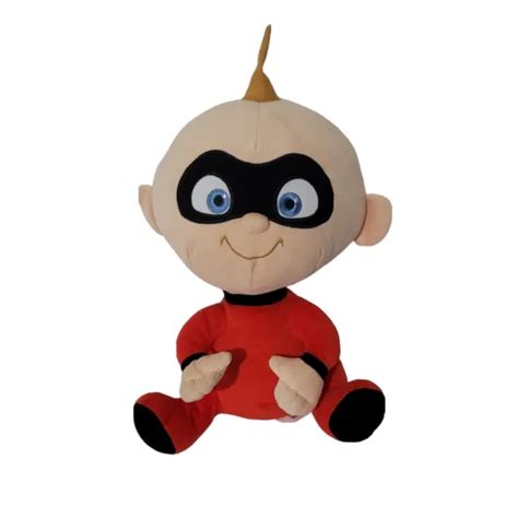 Disney Pixar The Incredibles 15 Jack Jack Plush Stuffed Doll Large Mask Red 9 95 Picclick