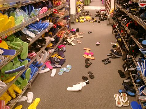 Filemessy Shoe Aisle At Nashville Target Store