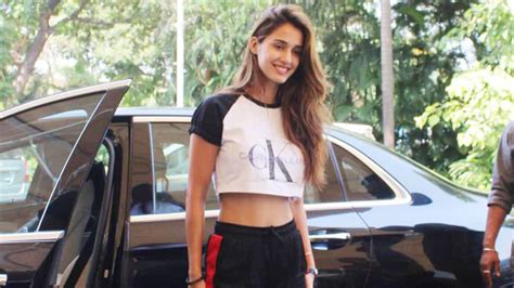 photo gallery disha patani steps out in a ck crop top flaunts washboard abs news zee news