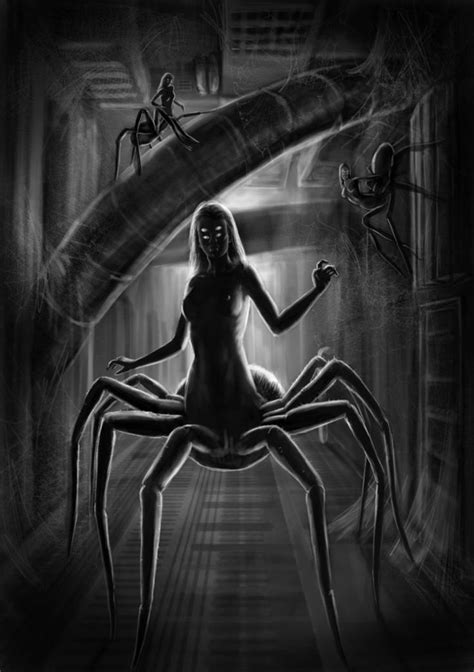 Arachnophobia Horror Art Beautiful Dark Art Spider Queen