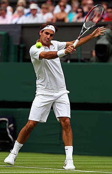 Photo Study Of Roger Federers Backhand
