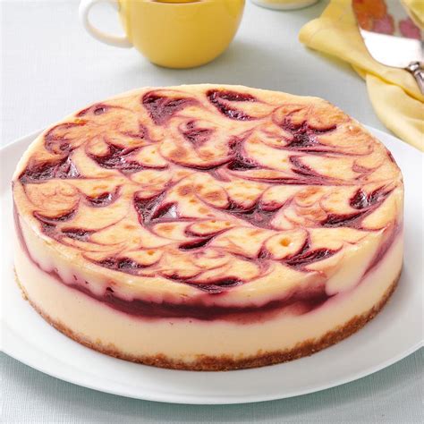 A delicately flavored white chocolate cheesecake with a raspberry swirl in a. Raspberry & White Chocolate Cheesecake Recipe | Taste of Home