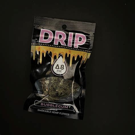 DRIP Cannabinoids: 3.5G Delta-8 Infused Bubblegum Hemp Flower | Leafly