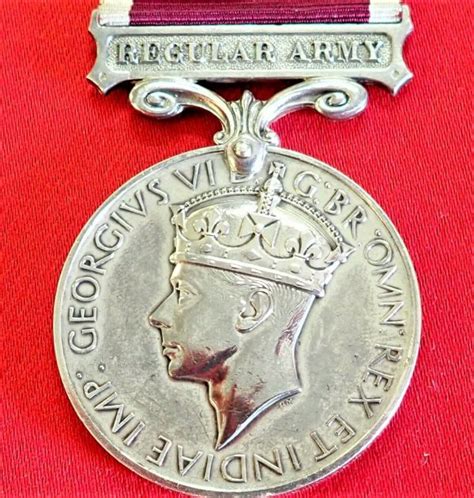 Ww2 British Army Long Service And Good Conduct Medal Award South Wales