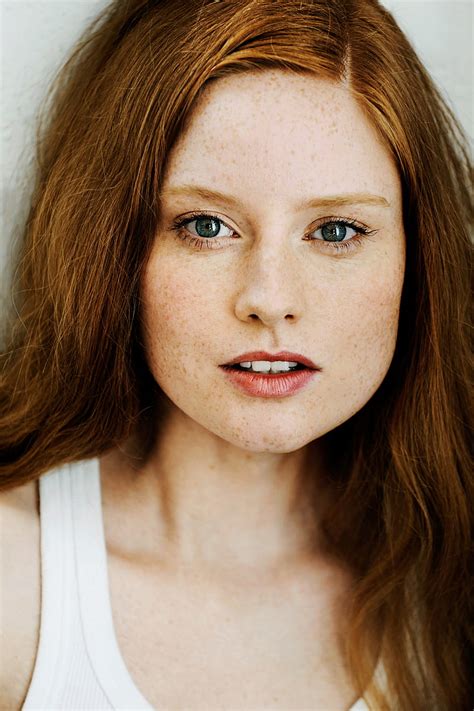 720p Free Download Barbara Meier Women Model Redhead Blue Eyes