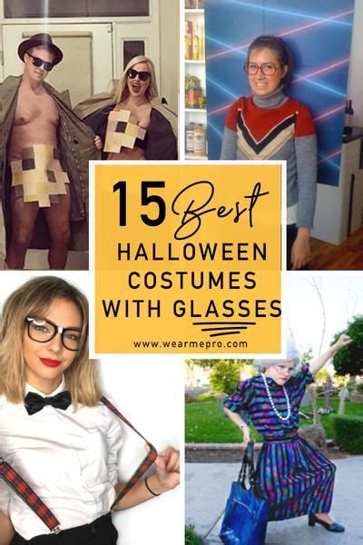 12 Halloween Costume Ideas With Glasses Or Sunglasses Costumes With Glasses Halloween