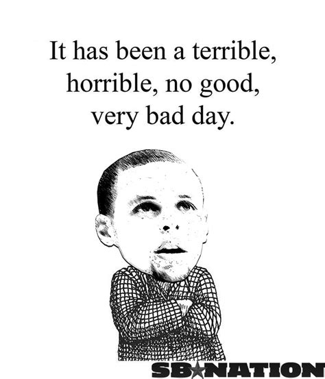 Stephen Curry Had A Terrible Horrible No Good Very Bad Day
