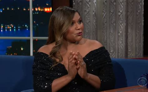 Stephen Colbert Apologizes To Mindy Kaling For Walking In On Her She