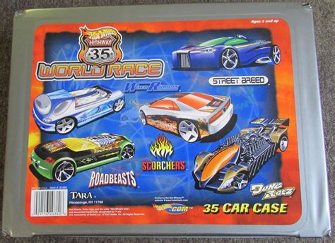 Hot Wheels Highway 35 World Race 35 Car Case Carrying And Storage