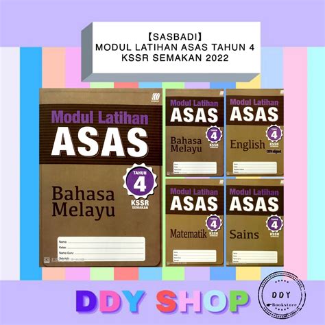 【sasbadi】modul Latihan Asas Tahun 4 Kssr Semakan 2022 — Year 4 Workbook