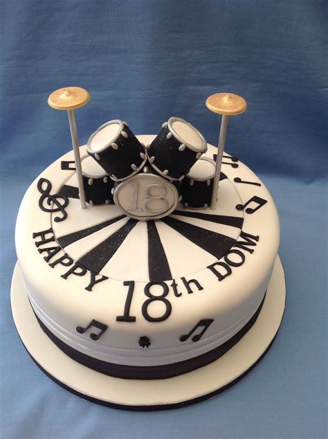 Drum Kit Cake By Crafty Music Cakes Drum Cake Cake