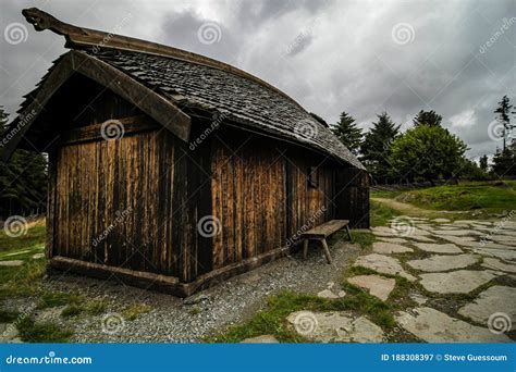 Viking Farm Exterior Avaldsnes Norway Stock Image Image Of Cottage