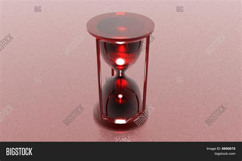 Red Hourglass Image And Photo Free Trial Bigstock