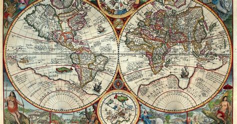 Ancient World Maps World Map 16th Century