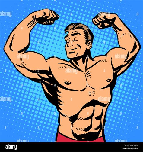 Cartoon Character Bodybuilder ~ Bodybuilder Clip Vector Gograph