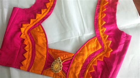 latest blouse back neck designs cutting and stitching in telugu usha lahanu ushalahanu on