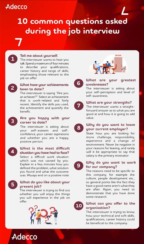 Ten Most Common Questions Asked In A Job Interview