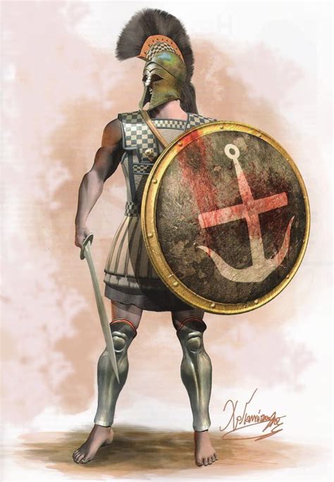 Athenian Hoplite By Christos Yiannopoulos Ancient Warfare Greek
