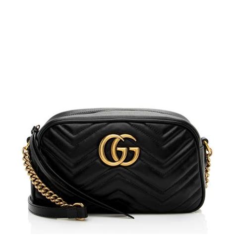 Gucci Matelasse Leather Gg Marmont Small Shoulder Bag