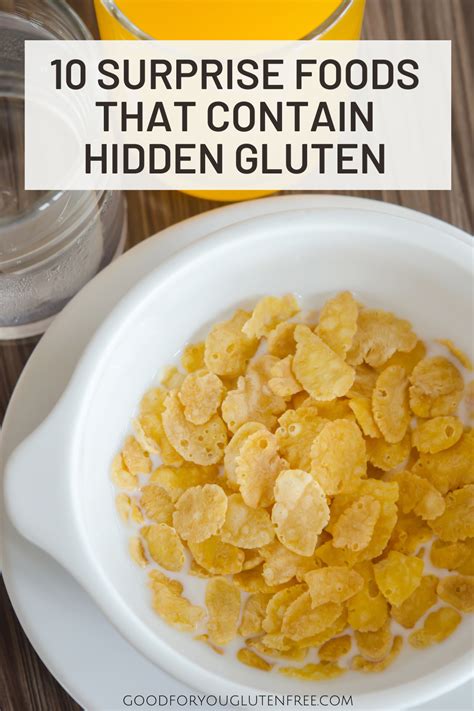 Surprise Foods That Contain Hidden Gluten