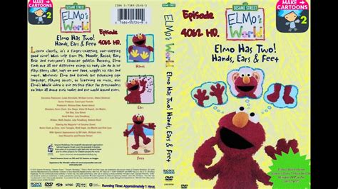 Sesame Street Elmo S World Elmo Has Two Hands Ears Feet Vhs Video