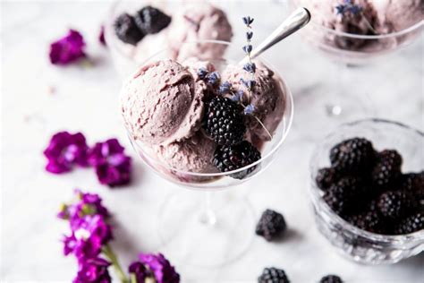 Blackberry Lavender Ice Cream Recipe Crate And Barrel Recipe