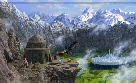Lord Of The Rings Concept Art Ted Nasmith Enciclop Dia Global