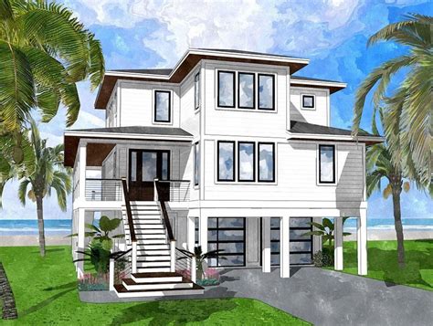Luxury Beach Houses BEACHHOUSES With Images Coastal House Plans Beach House Interior