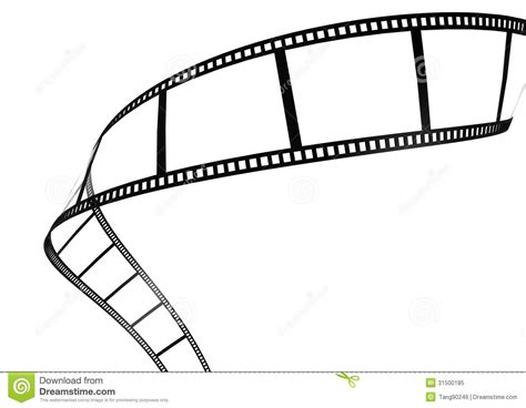 Film Strip Template Border Movie Theater Frame Stock Illustrations