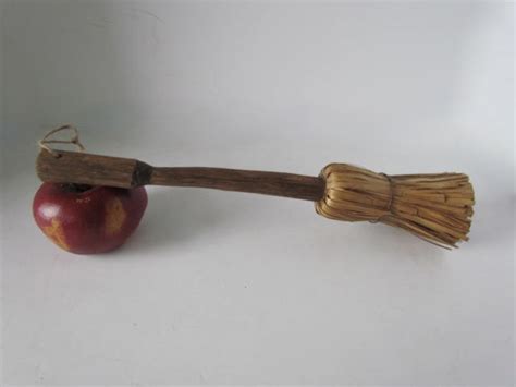 19th Century Medium Shave Broom Art Antiques Michigan