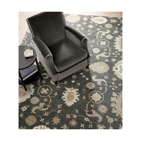 They're easy to clean but soft and textured so you can add it to. Juno Blue Patterned Wool Rug | Crate and Barrel (With ...