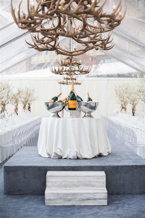 Guests Wore White For This Glam Winter Wedding Winter Wedding Planning