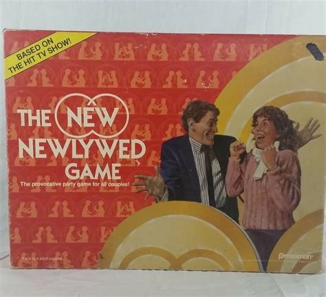 The New Newlywed Game Vintage 1986 Pressman Couples Party Wedding Shower 80s Pressman