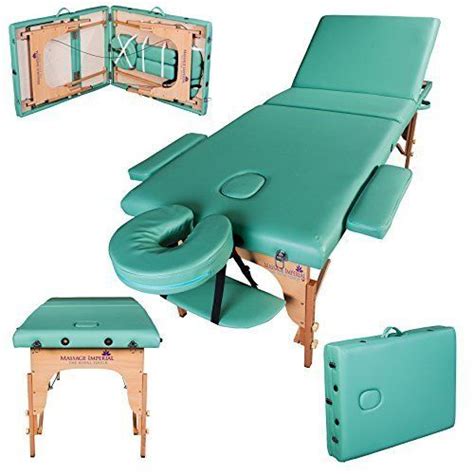 Massage Imperial® Chalfont Wooden Massage Table 7 Colors Available 3 Section Massage Bed
