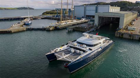 44m Hemisphere Returns To Pendennis For Refit Work