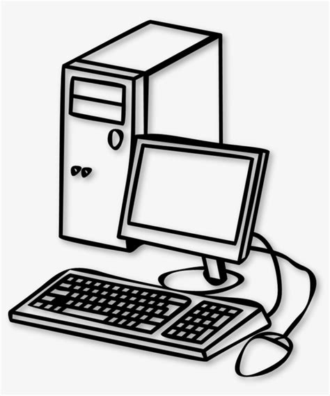 Computer Black And White Clipart 20 Free Cliparts