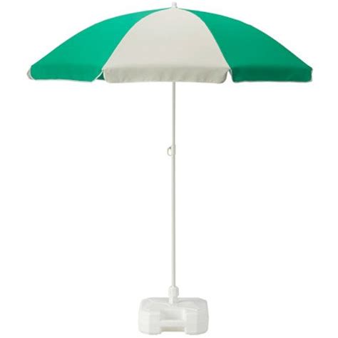 Ikea Umbrella With Base Green Gray White 10206529172634 Walmart