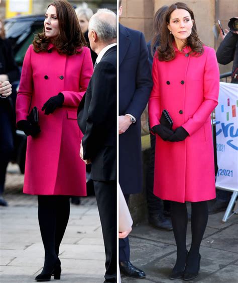 Sale Kate Middleton Hot Pink Coat In Stock