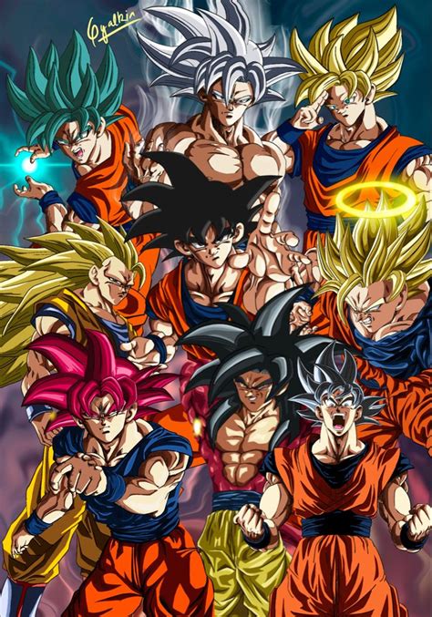 Dragon Ball Wallpaper With Many Different Characters In The Same Group