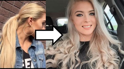 To make the grow out more subtle, i dyed my hair blonde and stopped. Blonde to Silver/Grey hair - YouTube