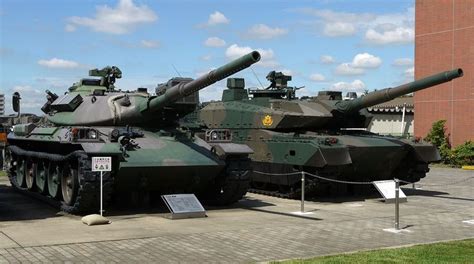 Japanese Type10 And Type74 Tanks 戦車 Wikipedia 戦車 軍用車両 陸上自衛隊
