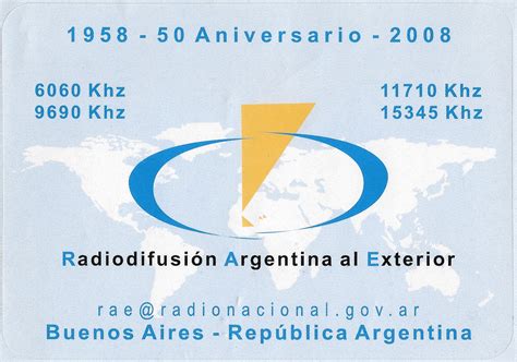 Radio Sticker Of The Day Radiodifusión Argentina Al Exterior