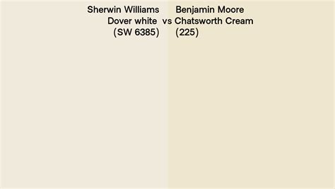 Sherwin Williams Dover White Sw 6385 Vs Benjamin Moore Chatsworth