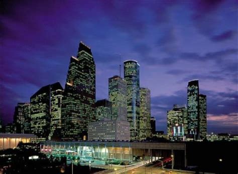 Houston Skyline At Night Picture Of Houston Texas Gulf Coast