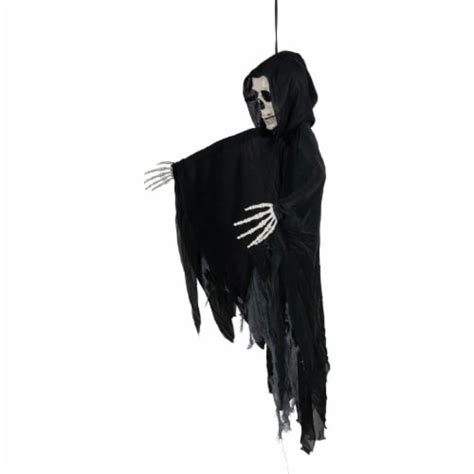 Northlight 36 Animated Grim Reaper Hanging Halloween Decoration With